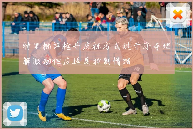 特里批评枪手庆祝方式过于浮夸理解激动但应适度控制情绪